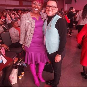 Long Sleeved Purple Heeled Boots